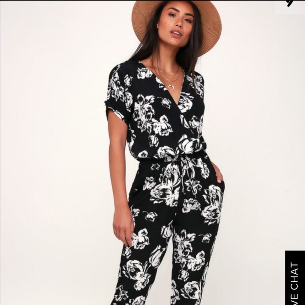 Lulu's Floral Jumpsuit